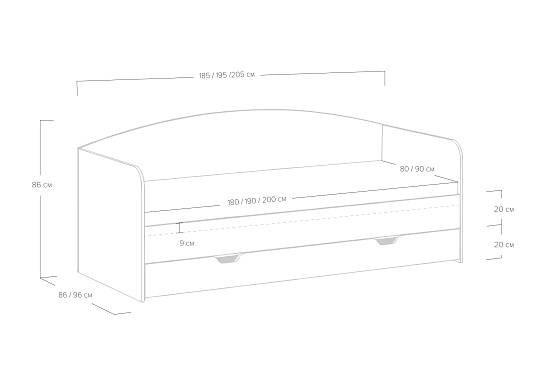 Кровать Martin